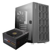 Antec 安钛克 NX200 M-ATX机箱 半侧透 含电源 450W 灰色