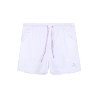 PEAK 匹克 女子运动短裤 DF312062 白色 L