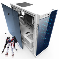 aigo 爱国者 炫影 京东特别版 ATX机箱 半侧透 白色+LED机箱散热风扇 3个装