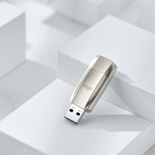 aigo 爱国者 超跑系列 U395 USB 3.2 Gen2 固态U盘 银色 128GB USB口