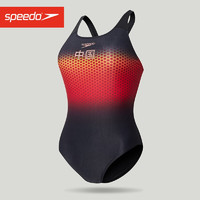 SPEEDO 速比涛 2021新款Speedo/速比涛泳衣女梦之队荣耀共享版专业竞赛训练抗氯速干女子连体游泳衣