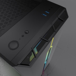 aigo 爱国者 yogo m3 pro rgb atx机箱 半侧透