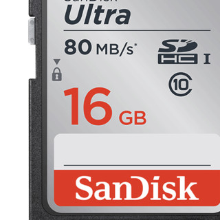 SanDisk 闪迪 SDSDUNC SD存储卡 16GB（UHS-I)+USB3.0二合一读卡器