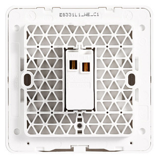 Schneider Electric 施耐德电气 AvatarOn绎尚系列 E8331L2_WE_C1 86型开关 一开双控 镜瓷白