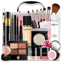 ILISYA 厘雅 彩妆套装 27件套 清透自然升级妆+粉色化妆箱