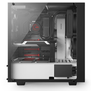 NZXT S340 Elite ATX机箱 半侧透 白色