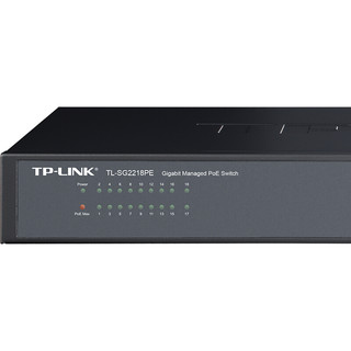 TP-LINK 普联 TL-SG2218PE 16PoE口+2千兆SFP 交换机