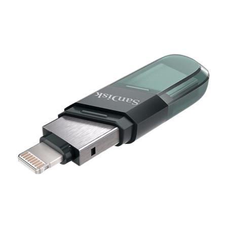 SanDisk 闪迪 128GB Lightning USB3.1 苹果手机U盘 黑色 读速90MB/s
