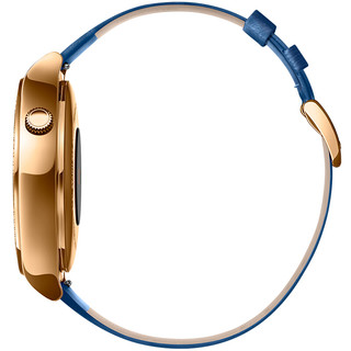 HUAWEI 华为 智能手表 44mm 白玫瑰金 硅胶表带 蓝色( 微信、音乐播放、支付、蓝牙通话）
