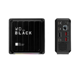 西部数据 WDBA3U0010BBK 炫彩游戏扩展坞 1TB 黑色