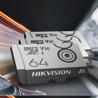 HIKVISION 海康威视 M1系列 HS-TF-M1 microSD存储卡 64GB（U3、C10、A1、V30)