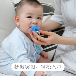 NUK智柔硅胶安抚奶嘴宝宝新生婴儿安慰奶嘴0-6-18个月NUK安抚奶嘴 绿色1只 0-6个月