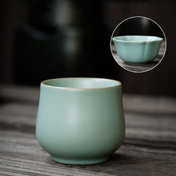 SUSHI CERAMICS 苏氏陶瓷 汝窑茶杯开片可养金线功夫茶具 套装