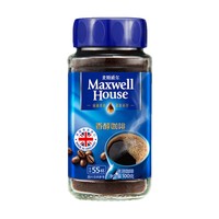 Maxwell House 麦斯威尔 黑咖啡100g英国进口健身提神速溶职人学生咖啡粉