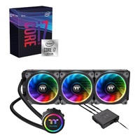 intel 英特尔 酷睿系列 酷睿i7-9700K CPU 3.6GHz 8核8线程+ Floe Riing 360 一体水冷CPU散热器