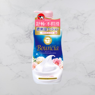 COW STYLE 牛乳石硷 Bouncia系列 美肤沐浴乳 淡雅玫瑰花香 500ml