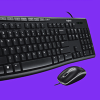 logitech 罗技 MK200 有线键鼠套装 黑色