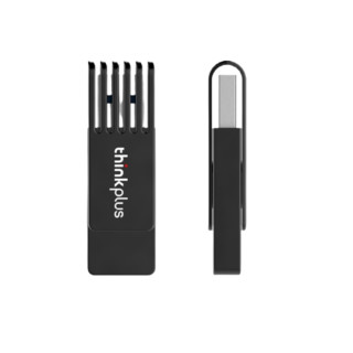 thinkplus MU242 USB 3.0 U盘 黑色 16GB USB-A