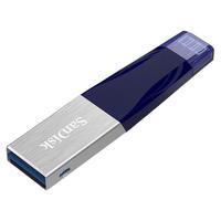 SanDisk 闪迪 欣享系列 IX40N USB 3.0 U盘 炫酷蓝 128GB USB-A/Lightning双口