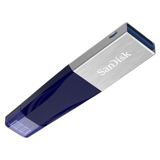 SanDisk 闪迪 欣享系列 IX40N USB 3.0 U盘 炫酷蓝 256GB USB-A/Lightning双口