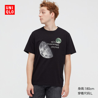 UNIQLO 优衣库 村上春树系列 436988 男士印花短袖T恤