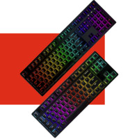 ikbc F410 108键 有线机械键盘 黑色 Cherry红轴 RGB