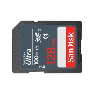 SanDisk 闪迪 至尊高速系列 SDSDUNB SD存储卡 128GB（UHS-I）+川宇3.0读卡器