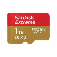 SanDisk 闪迪 至尊极速系列 SDSQXA1-1T00-ZN6MA Micro-SD存储卡 1TB（V30、U3、A2）