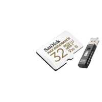 SanDisk 闪迪 SDSQQVR-128G-ZN6IA SD存储卡 32GB（UHS-I、V30、U3）+二合一读卡器