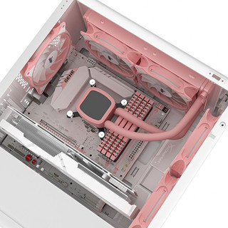 aigo 爱国者 冰塔V240水冷粉色版 240mm 一体式水冷散热器