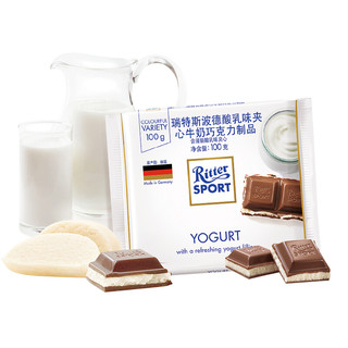 Ritter SPORT 瑞特斯波德 酸乳味夹心牛奶巧克力 100g
