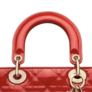 Dior 迪奥 Lady Dior系列 女士手袋 M0531OWCB_M35R 红色 小号