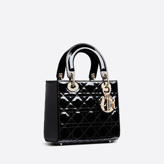 Dior 迪奥 Lady Dior系列 女士手袋 M0531OWCB_M900 黑色 小号