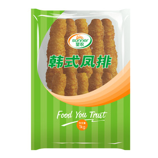 圣农 韩式凤排 1kg