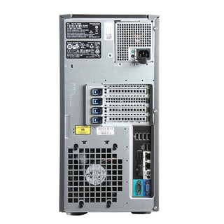 DELL 戴尔 T330 塔式 服务器(1 芯至强Xeon E3-1220 V6、4核、6个内存插槽、16GB 内存、2 个2TB HDD、双千兆网络接口、350W 电源)