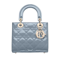 Dior 迪奥 Lady Dior系列 女士手袋 M0531OWCB_M81B 天蓝色 小号