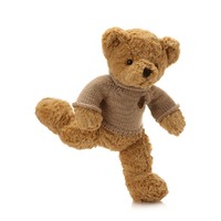 GLOBAL BOWEN BEAR 柏文熊 脚印毛衣泰迪熊毛绒玩具公仔毛衣熊女抱抱熊玩偶120cm