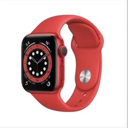 Apple 苹果 Watch Series 6智能手表 GPS款 44毫米 铝金属表壳 红色