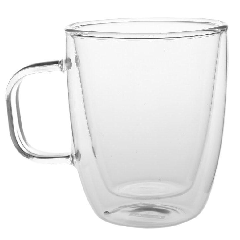 嘉鸿美居 空系列 G009 双层玻璃杯 400ml*透明