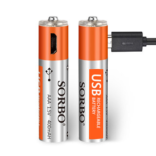 Sorbo 硕而博 SB-2131-4 7号USB充电电池 1.5V 400mAh 4粒装