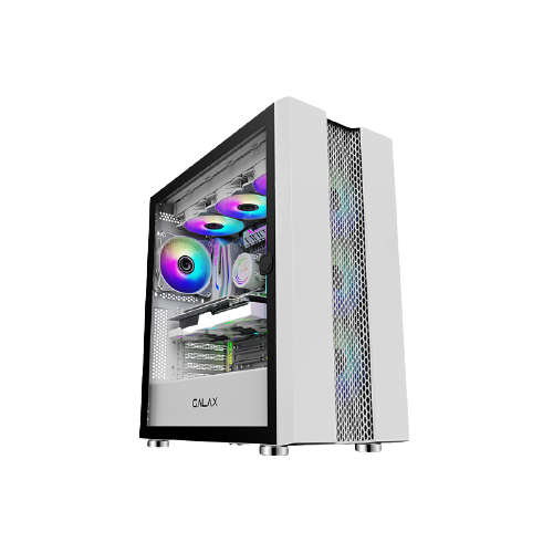  影驰 GALAX 超新星 RGB MATX机箱 半侧透 白色