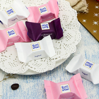 Ritter SPORT 瑞特斯波德 夹心牛奶巧克力 3口味 176g（酸奶夹心+草莓酸乳夹心+黑加仑夹心）