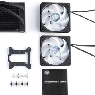 COOLER MASTER 酷冷至尊 冰神 B240 240mm 一体式水冷散热器 红光