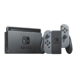 Nintendo 任天堂 Switch 掌上游戏 NS 黑色手柄 续航增强版 日版