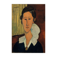 HOWstore 莫迪里阿尼 限量版画《Zborowska with white collar》62.8 X 43 cm 纸本石印版画