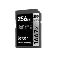 Lexar 雷克沙 SD1667X SD存储卡 256GB（UHS-II、V60、U3）