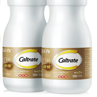 88VIP：Caltrate 钙尔奇 添佳片钙片中老年成人补钙100片*2瓶营养补品送礼