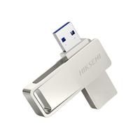HIKVISION 海康威视 HS-USB-X302 USB 3.0 U盘 银色 128GB USB-A