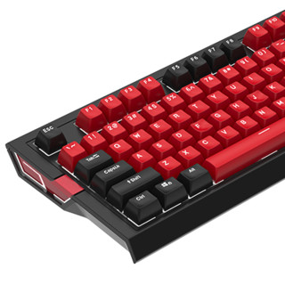 FirstBlood F11 104键 有线机械键盘 红色 Cherry青轴 单光