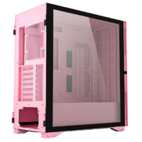 aigo 爱国者 YOGO K1 E-ATX机箱 玻璃侧透 粉色